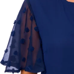 Chiffon Polka Dot Split Neck Blouse 9 Chiffon Polka Dot Split Neck Blouse -Rosewe Online Store 272252 P 16238447598574