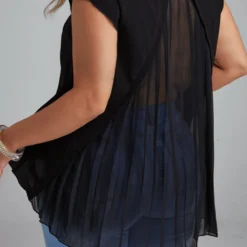 Black Plus Size Breathable Short Sleeve T Shirt