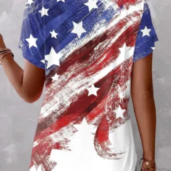 Plus Size Multi Color Button T Shirt -Rosewe Online Store 334019 P 1684052339574